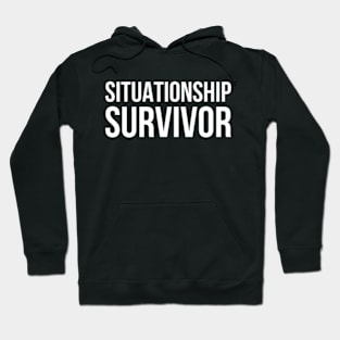 Y2K Funny Slogan Situationship Survivor II Hoodie